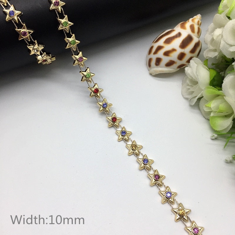 TJ Wedding Dress Costume Rhinestone Crystal Pearl Chain