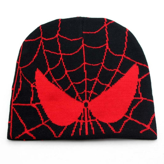 *New* TJ Cartoon Spider Embroidered Beanies Hat for Men