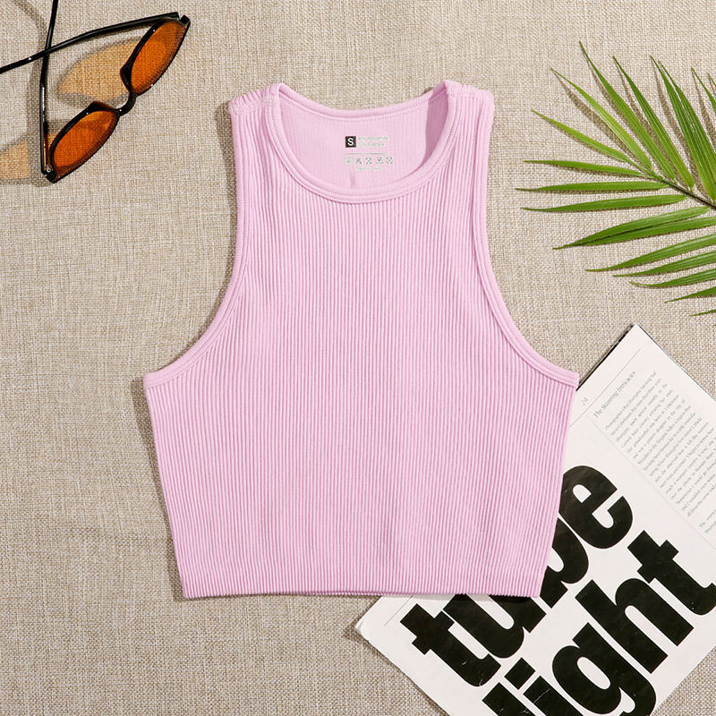 TJ Crop Top Women Solid Basic T-shirts Summer Collection