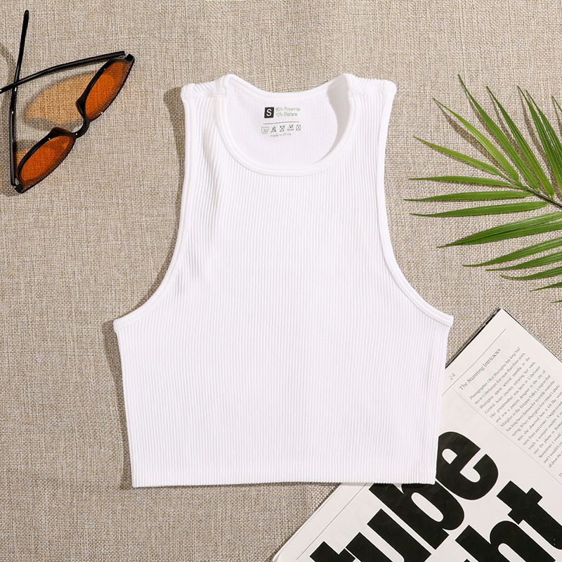 TJ Crop Top Women Solid Basic T-shirts Summer Collection
