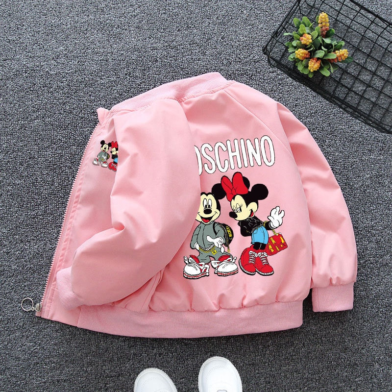 TJ 2.0 Autumn Girl Cartoon Jacket Spring Kids Toddler Jackets for Girls