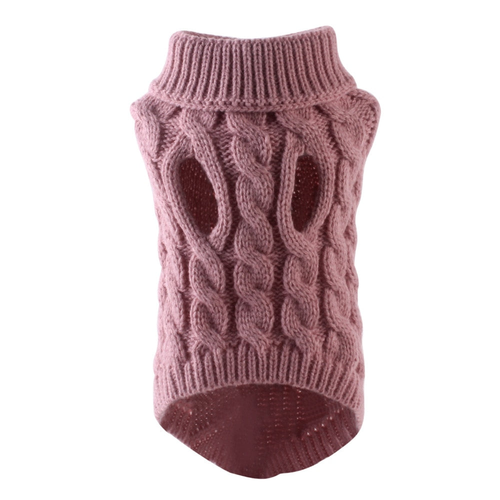 Keep Your Furry Friend Warm and Stylish with our TJ Dog Sweaters - Perfect for Small Dogs!