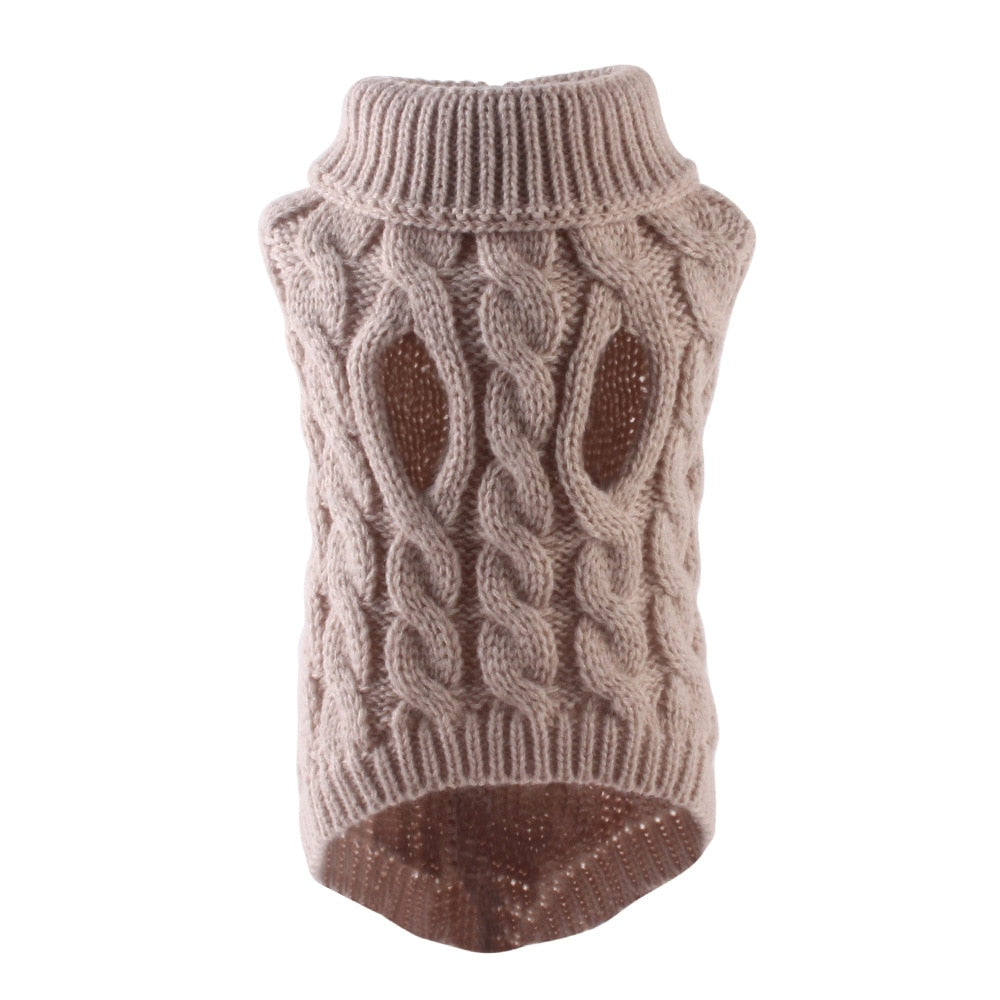 Keep Your Furry Friend Warm and Stylish with our TJ Dog Sweaters - Perfect for Small Dogs!