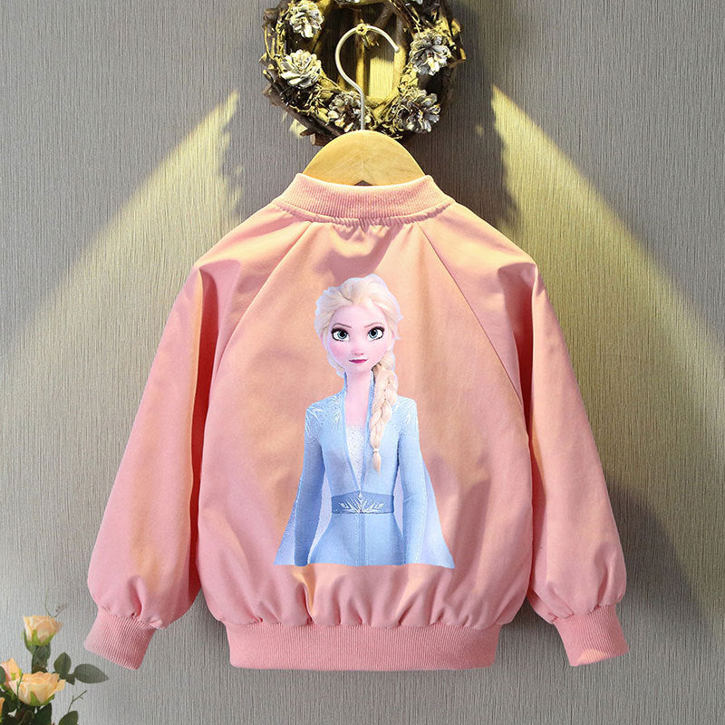 TJ 2.0 Autumn Girl Cartoon Jacket Spring Kids Toddler Jackets for Girls