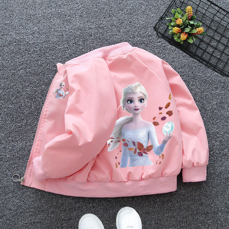 TJ 2.0 Autumn Girl Cartoon Jacket Spring Kids Toddler Jackets for Girls