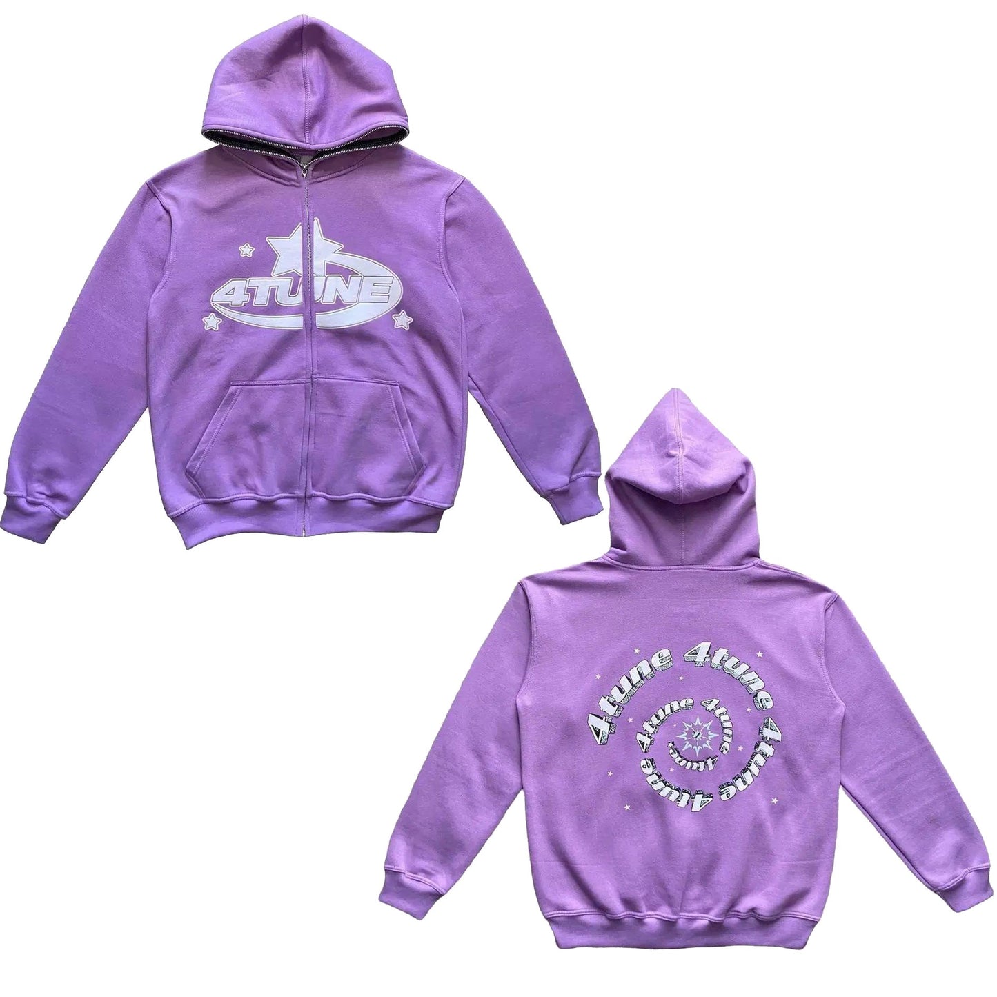 TJ Retro Star Letter Print Hoodie for Women All Sizes