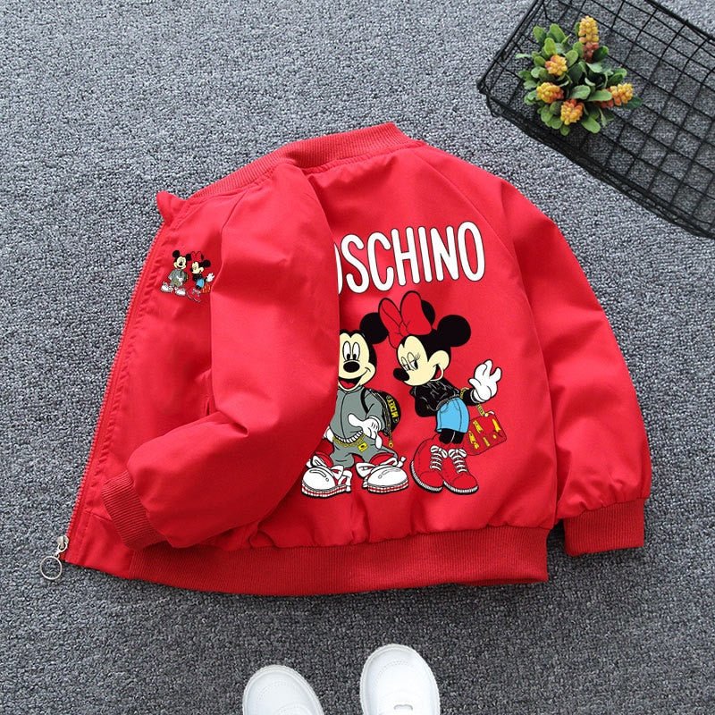 TJ 2.0 Autumn Girl Cartoon Jacket Spring Kids Toddler Jackets for Girls