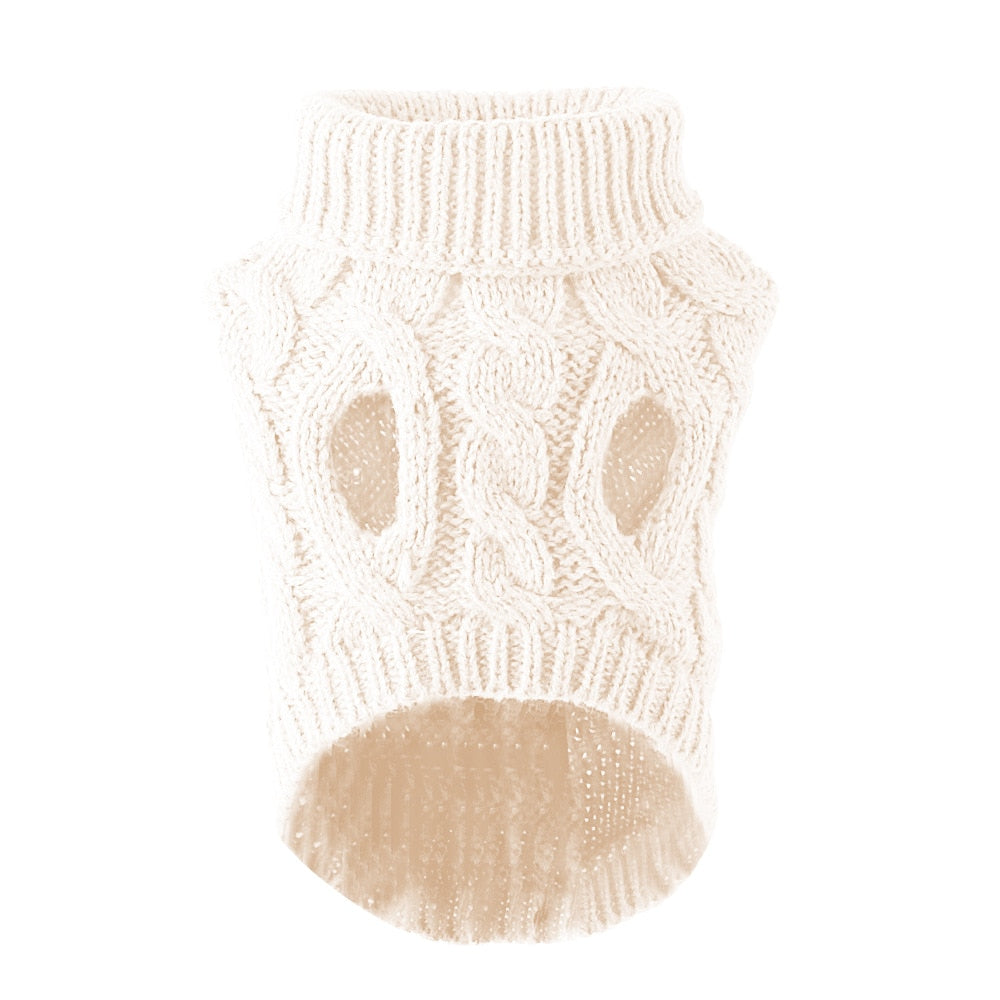 Keep Your Furry Friend Warm and Stylish with our TJ Dog Sweaters - Perfect for Small Dogs!