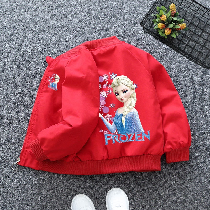 TJ 2.0 Autumn Girl Cartoon Jacket Spring Kids Toddler Jackets for Girls