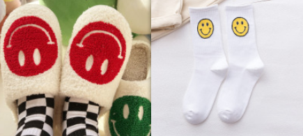 TJ Cute Plush Half-wrapped Heel Non-slip Warm House Slippers