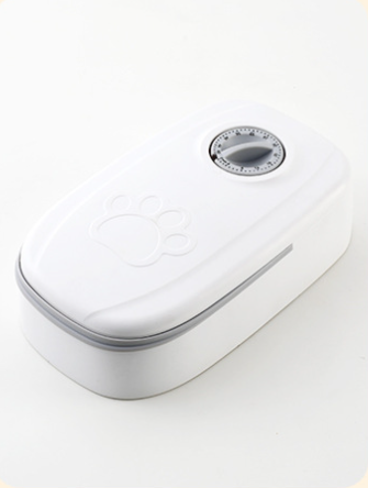 TJ Automatic Pet Feeder Smart Food Dispenser For Cats Dogs Timer Stainless Steel Bowl Auto Dog Cat Pet Feeding Pets Supplies