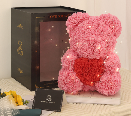 TJ Valentine's Day Gift Rose Bear