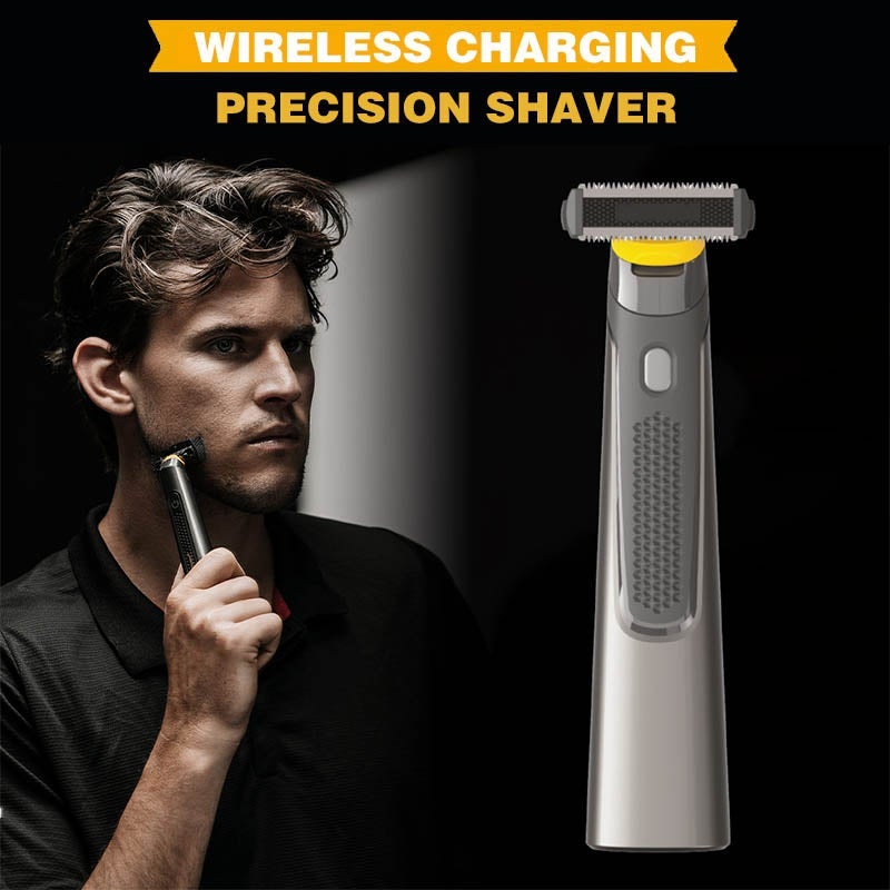 TJ Wireless Rechargeable Precision Shaver Straight Shaver For Men Shaving Machine With Blades Shave Cassettes For Beard Shavette