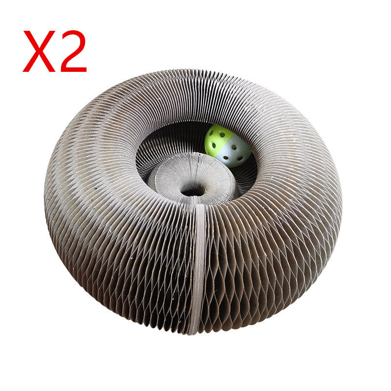 TJ Magic Organ Cat Scratchers 2 In 1 Funny Shaped Cat Scratching Board Foldable Convenient Recyclable Durable Cat Scratcher