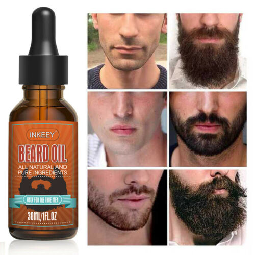 TJ Beard Oil For MEN Hair Growth Oil Serum Mustache Grooming Growing Moisturizer US