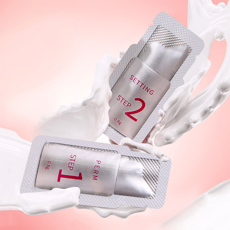 TJ 10 Pairs Pouch Eyelash Perm Lotion Lashes Lift Quick Perming 5 To 8 Minutes Beauty Makeup Tools