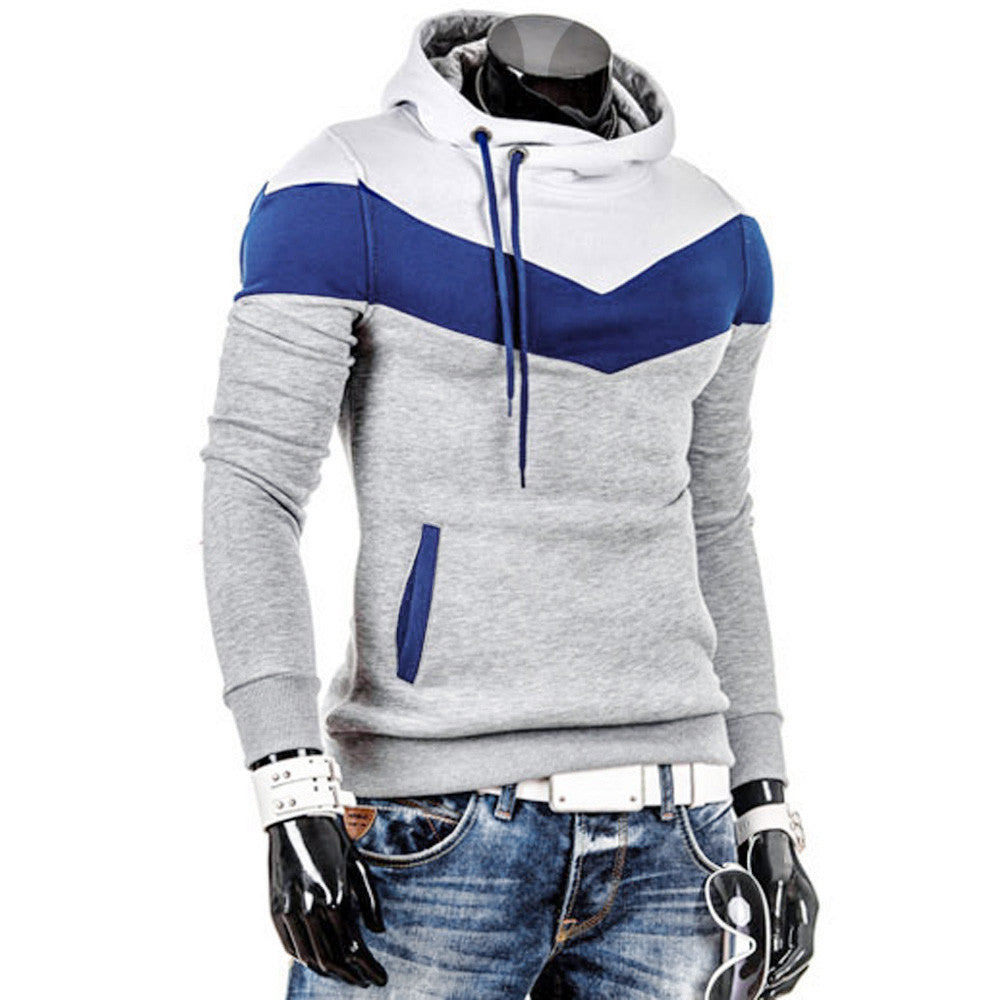 TJ Men Retro Long Sleeve Hoodie Hooded Sweatshirt Tops Jacket Coat Outwear