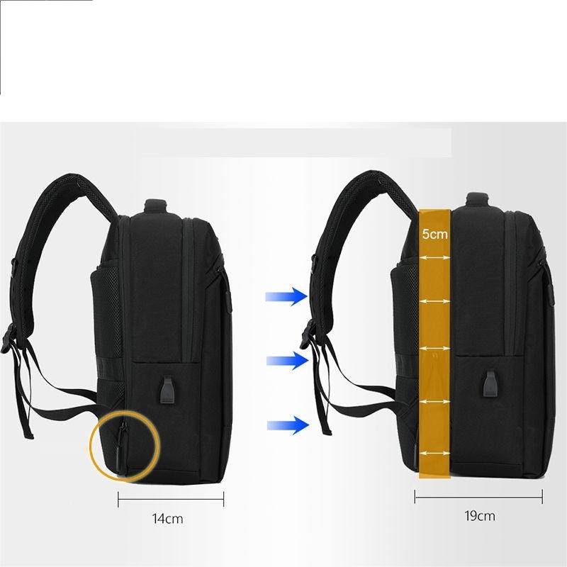 TJ New Anti-thief Fashion Men Backpack Women Business
