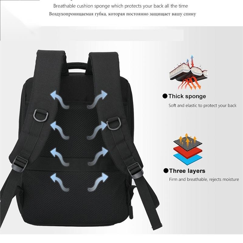 TJ New Anti-thief Fashion Men Backpack Women Business