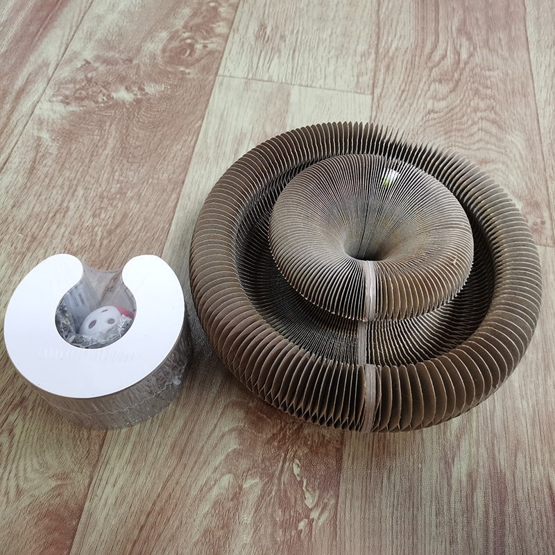 TJ Magic Organ Cat Scratchers 2 In 1 Funny Shaped Cat Scratching Board Foldable Convenient Recyclable Durable Cat Scratcher